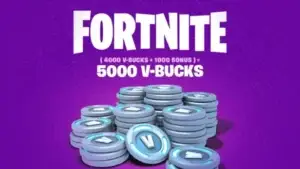 Fortnite 5000 V-bucks Gift Card Epic Games